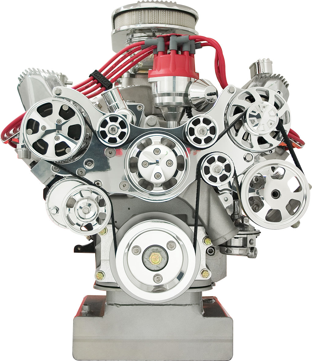 FE SERPENTINE KIT,POL,AC/ALT/PS/WP,PREMIUM