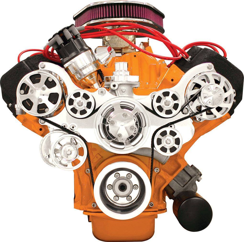 BB CDP,SERPENTINE KIT,POL,AC/ALT/WP