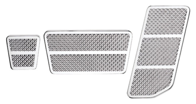 PEDAL KIT,3 PC,DODGE,FORD,GM TRK,DIA,POL