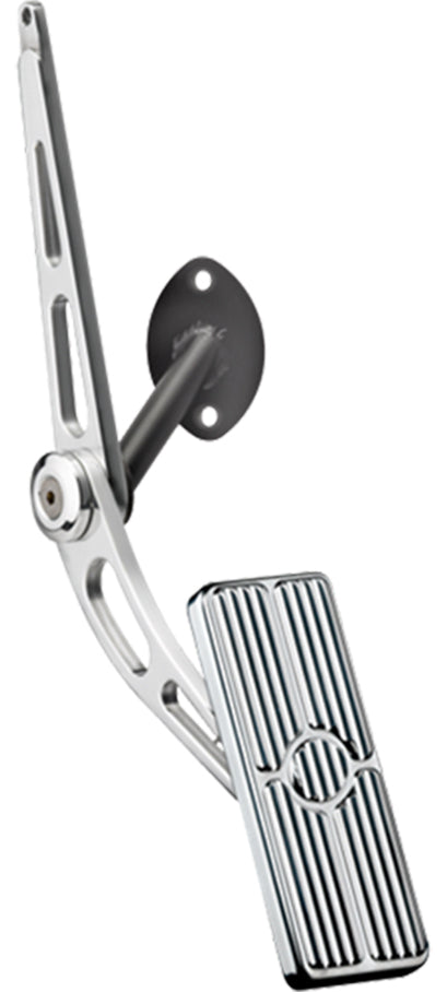 GAS PEDAL KIT,55-57 CHEVY,W/O CABLE,POL.