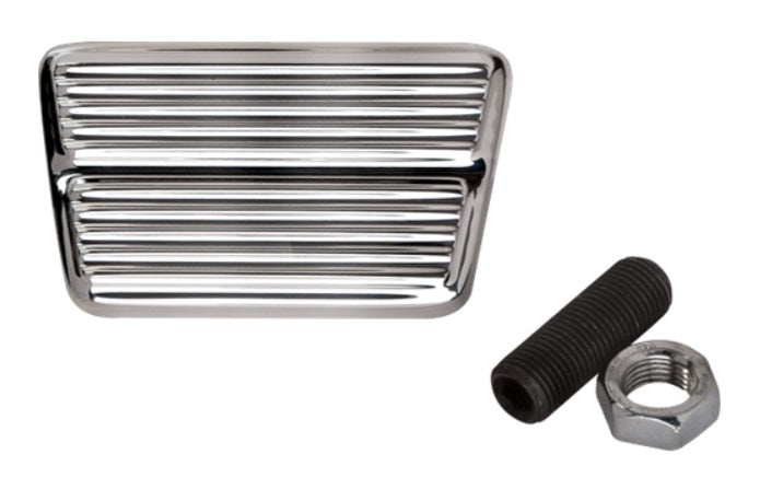 BRAKE/CLUTCH PEDAL PAD,ROD,RECTANGLE,POLISHED