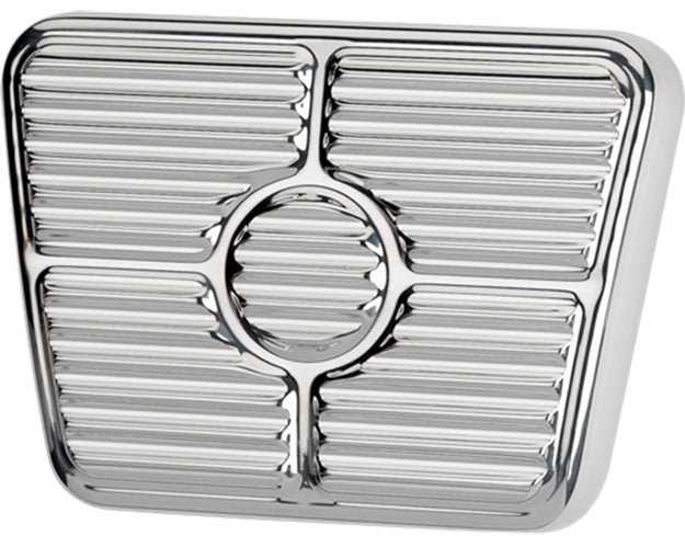 BRAKE/CLUTCH PEDAL PAD,55-57 CHEVY,POL.