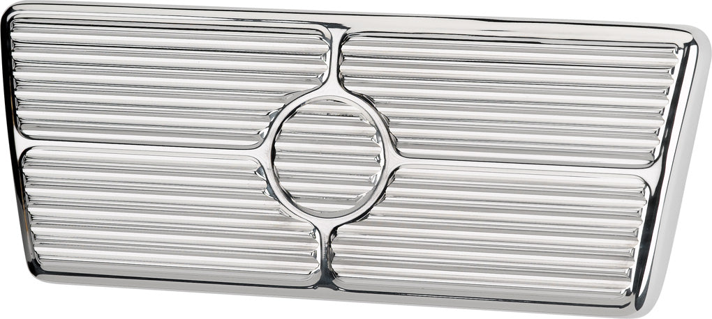 BRAKE PEDAL PAD,AUTO,POWER BRAKE,55-64,POLISHED