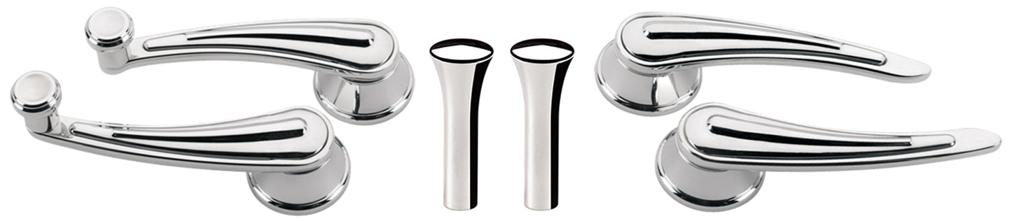 DOOR HANDLE,CRANK,KNOB SET,1949-UP,RAIL