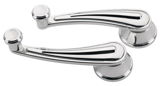 WINDOW CRANKS,RAIL,POL,FORD TO 48,PAIR