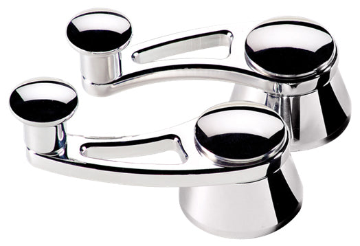 VENT CRANKS,OPEN,POLISHED,GM TO 48,PAIR