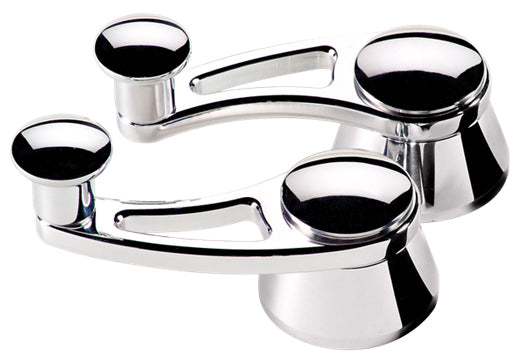 VENT CRANKS,OPEN,POLISHED,GM/FORD 49 UP,PAIR