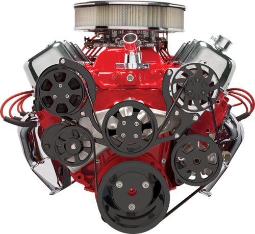 BBC,SERPENTINE KIT,BLACK,AC/ALT/PS/WP