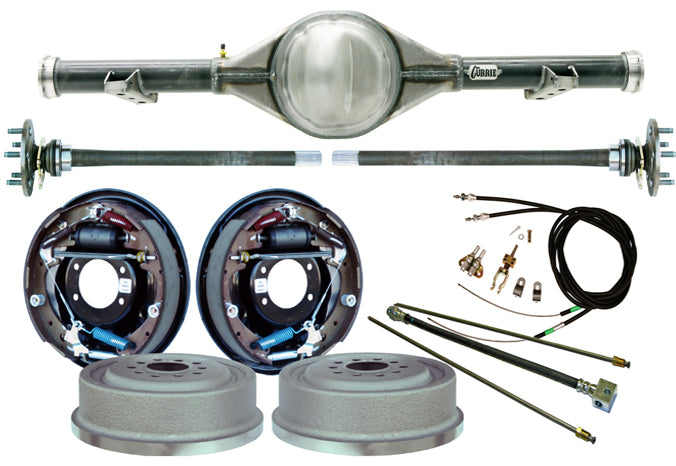 70-87 C10 5-LUG REAR END & BRAKES,11" DRUM,LINES,CABLES