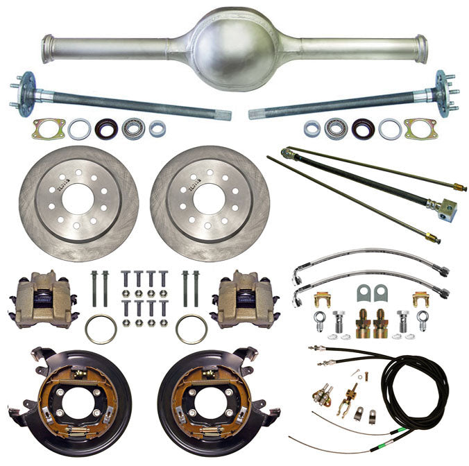 9" FORD 52" REAR END & BRAKES,11" DISC