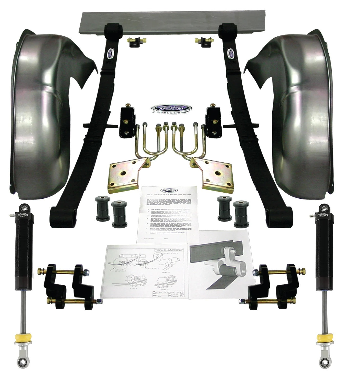 MINI TUB KIT-1968-69F 2" DROP