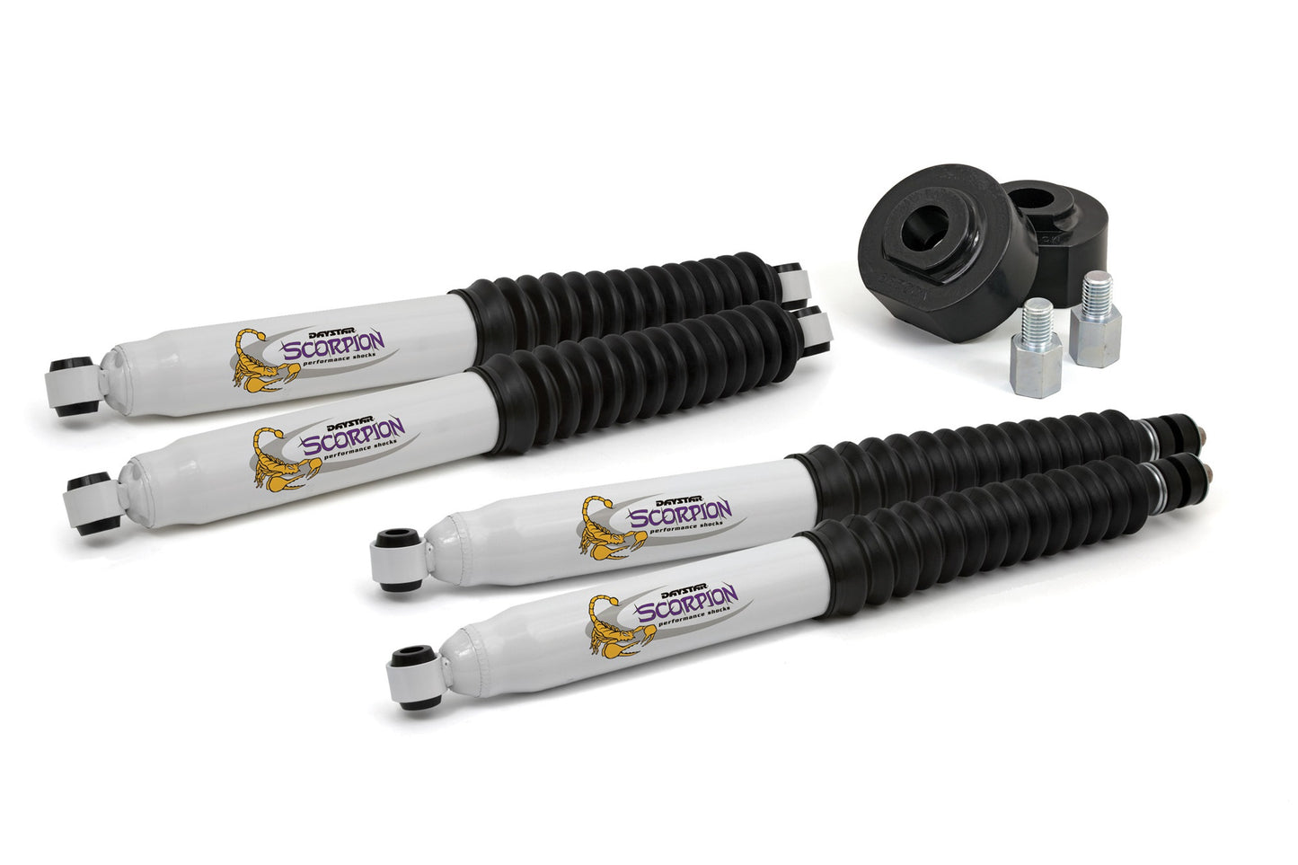 LEVEL KIT W/SHOCKS,2",99-17 F250,350,2WD