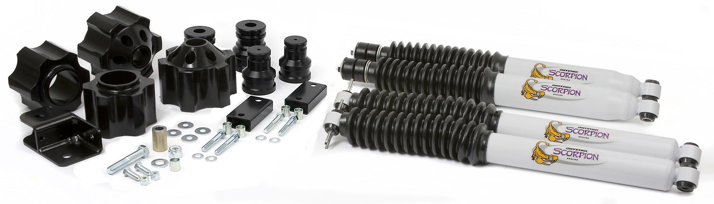 LIFT KIT W/SHOCKS,3",07-18 WRANGLER JK