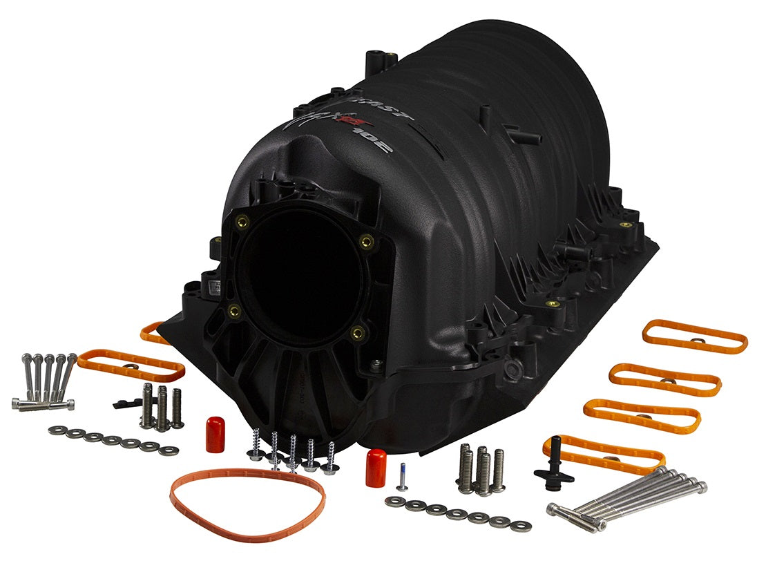 FAST LSXRT INTAKE MANIFOLD,BLACK GENIII,102MM