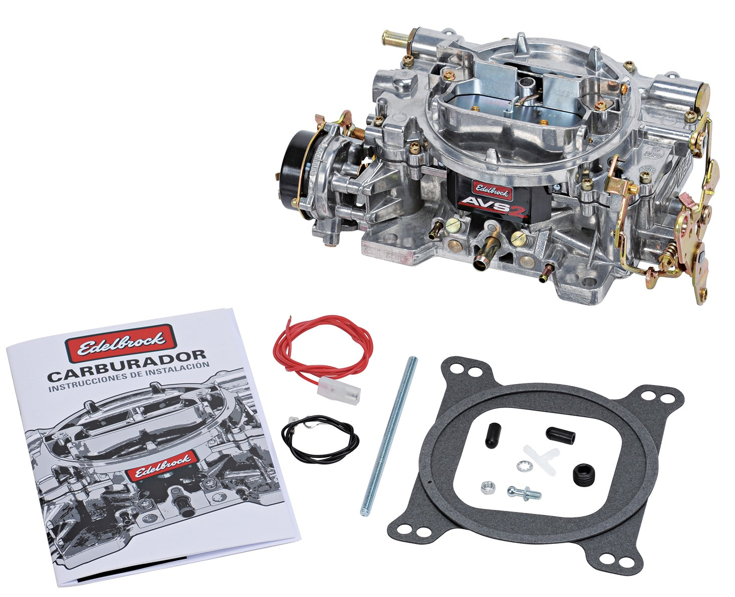 EDELBROCK CARBURETOR,AVS2,ANNULAR BOOSTER,650 CFM,ELECTRIC CHOKE