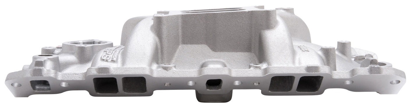EDELBROCK INTAKE MANIFOLD,EPS,1955-86 SBC 265-400,W/ OIL FILL TUBE & BREATHER