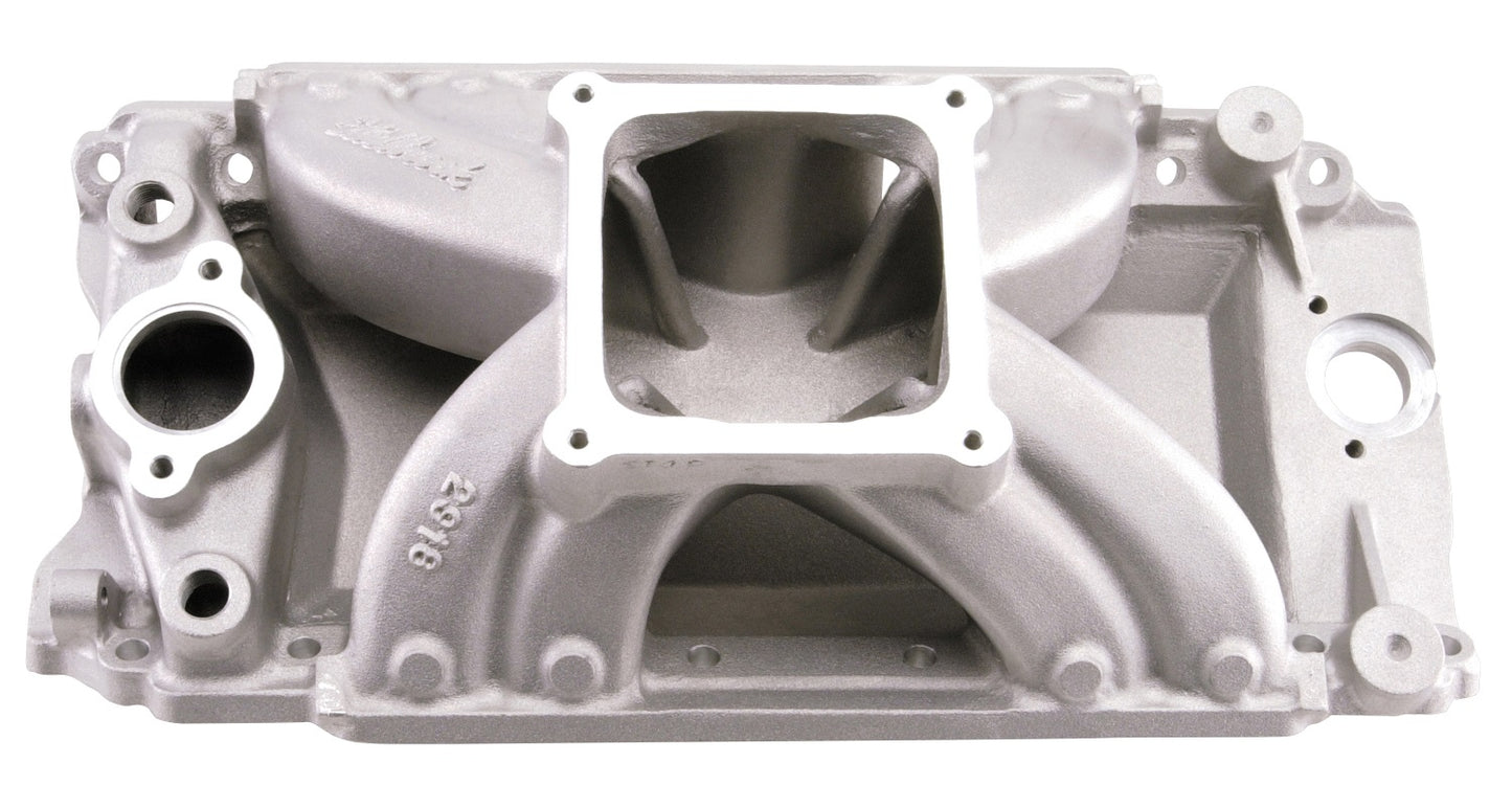 MANIFOLD, BB CHEVY, RECT PORT, TALL DECK, SUPER VICTOR, 4500 FLANGE