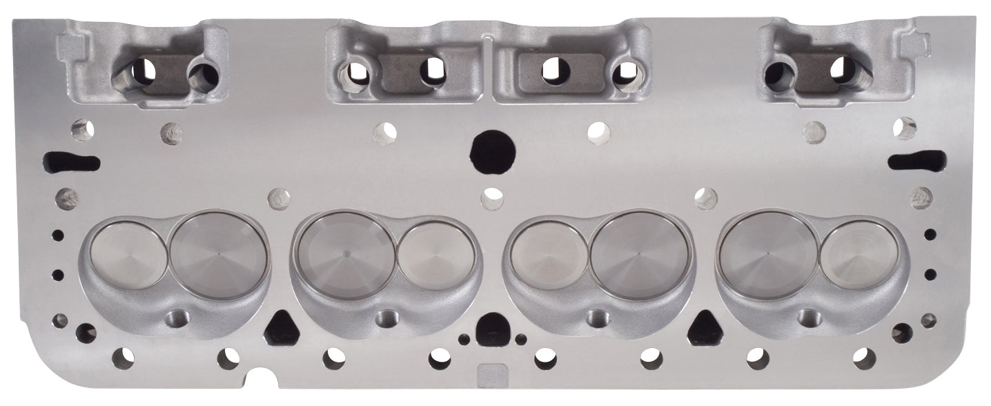 EDELBROCK CYLINDER HEADS,E-STREET,1955-1986 SBC,64CC,PAIR