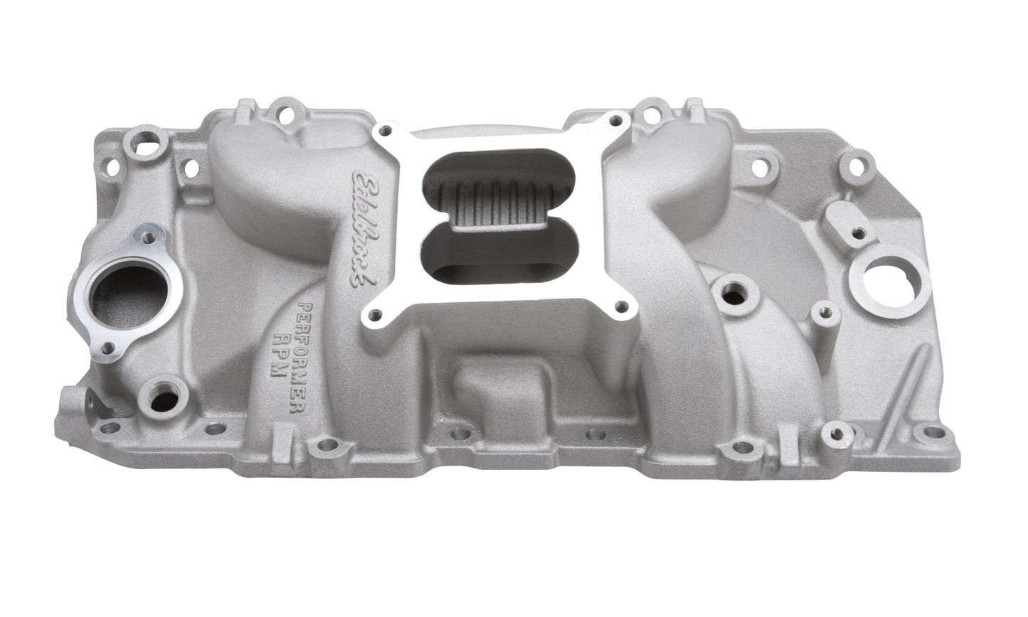 MANIFOLD, 1966-00 BB CHEVY, RECT PORT, PERFORMER RPM