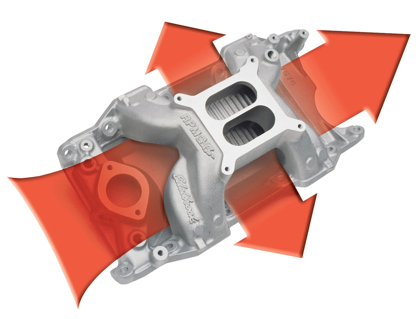 MANIFOLD, 1967-91 CHRYSLER 318-360, RPM AIR-GAP