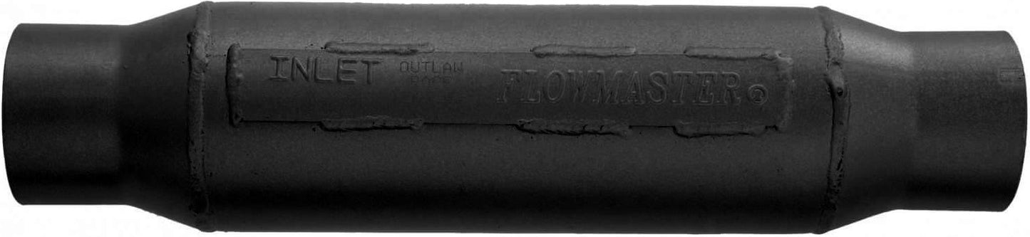 OUTLAW RACE MUFFLER,3" CENTER IN/CENTER OUT