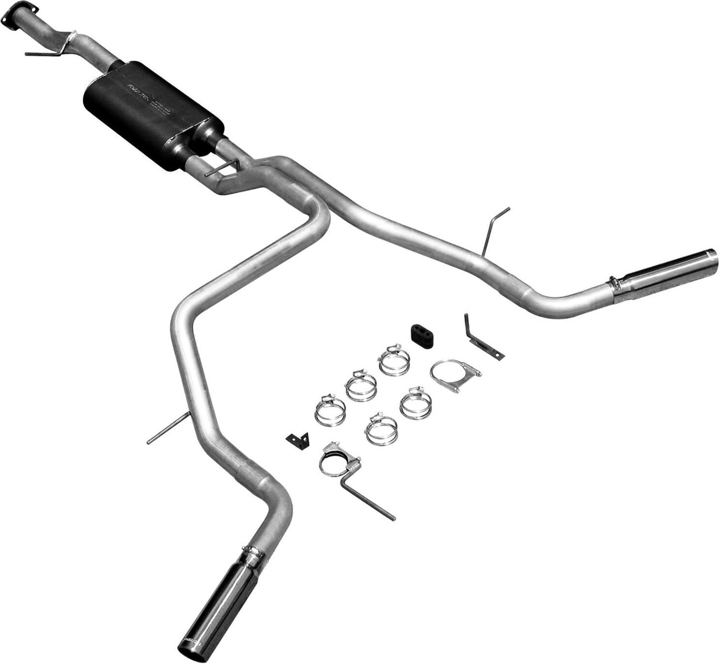 CAT-BACK EXHAUST,07-08 TAHOE,YUKON,DOS