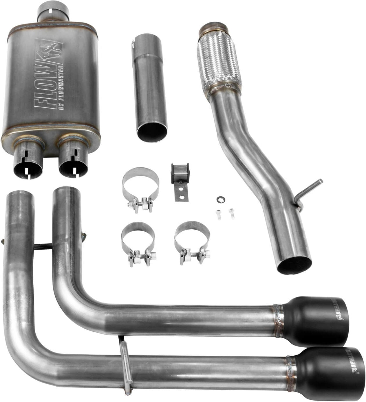 CAT-BACK EXHAUST,14-19 GM 1500 CREW,DOSS