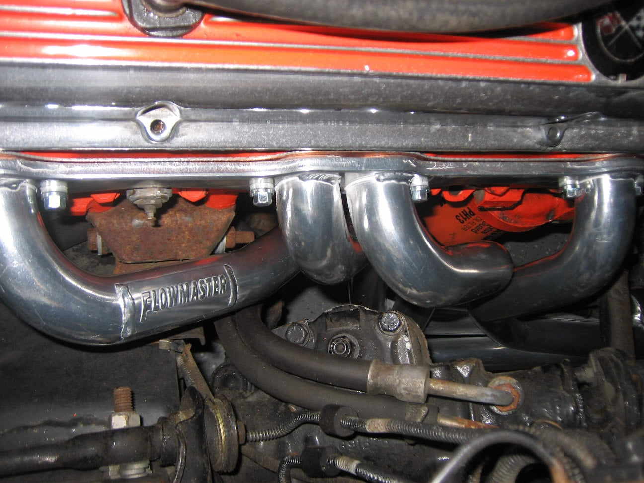 HEADER,SBC,1 5/8,64-74 CHEVY,LONG,CERAMIC COATED