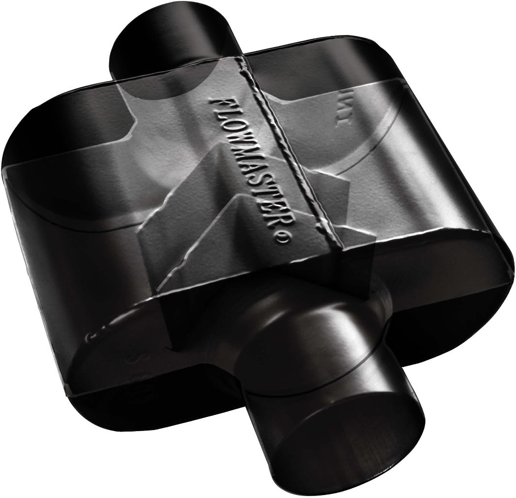 MUFFLER,SUPER 10,2.5",CEN IN/OFF OUT