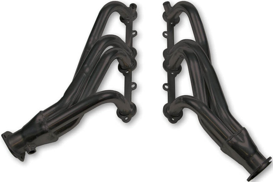 HEADER,SBC,1 1/2,88-95 GM TRUCK, 2WD & 4WD,MID,2 1/2,BLACK