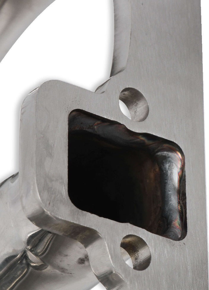 HEADER,SBF TURBO,1 7/8,DOWN & FORWARD,3,POLISHED