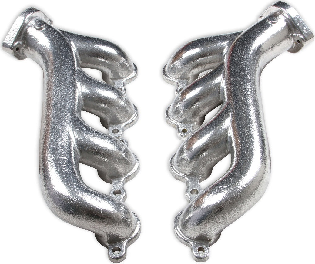 EXHAUST MANIFOLDS,UNIVERSAL,2 1/4 OUTLET,SILVER CERAMIC