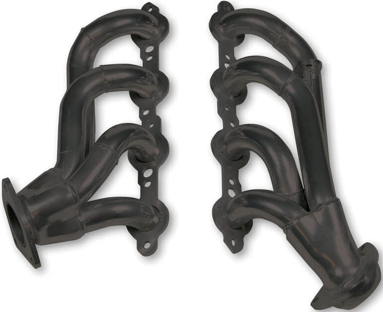 HEADER,LS,1 5/8,99-02 GM TK/SUV,SHORTY,BLACK