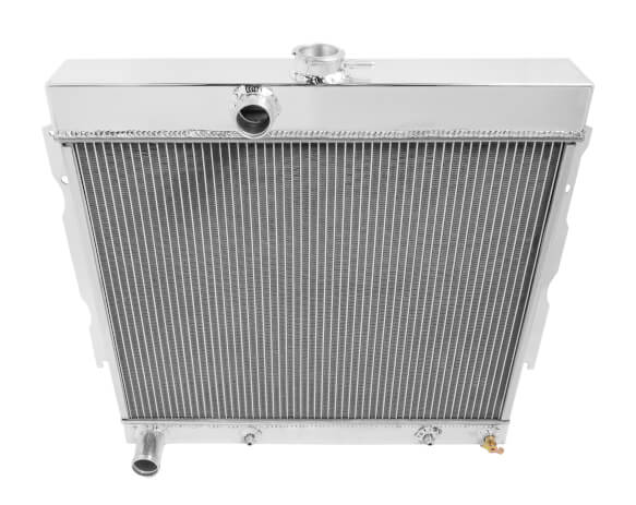RADIATOR,ALUM,2 ROW,66-69,MOPAR,22" WIDE