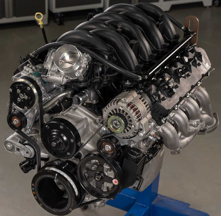 HIGH-MOUNT COMPLETE ACCESSORY DRIVE KIT,7.3L GODZILLA,BLACK