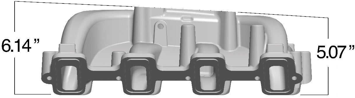 INTAKE MANIFOLD,LS1/2/6,DUAL-PLANE,4150,BLACK