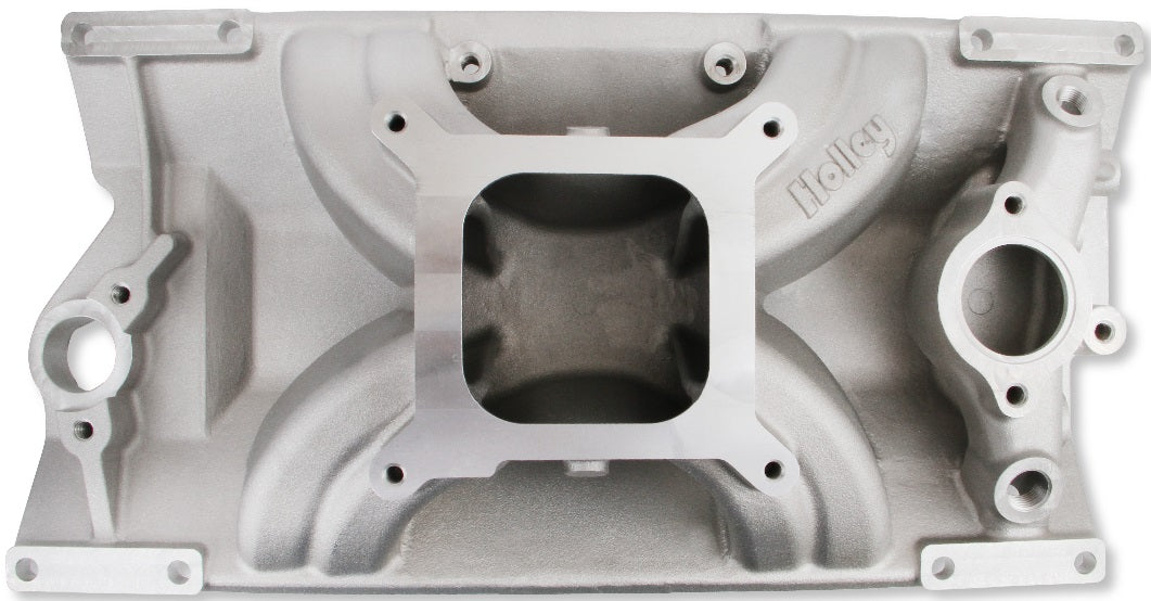 INTAKE MANIFOLD,SBC,96-02 L31 VORTEC,SINGLE-PLANE,4150,SATIN