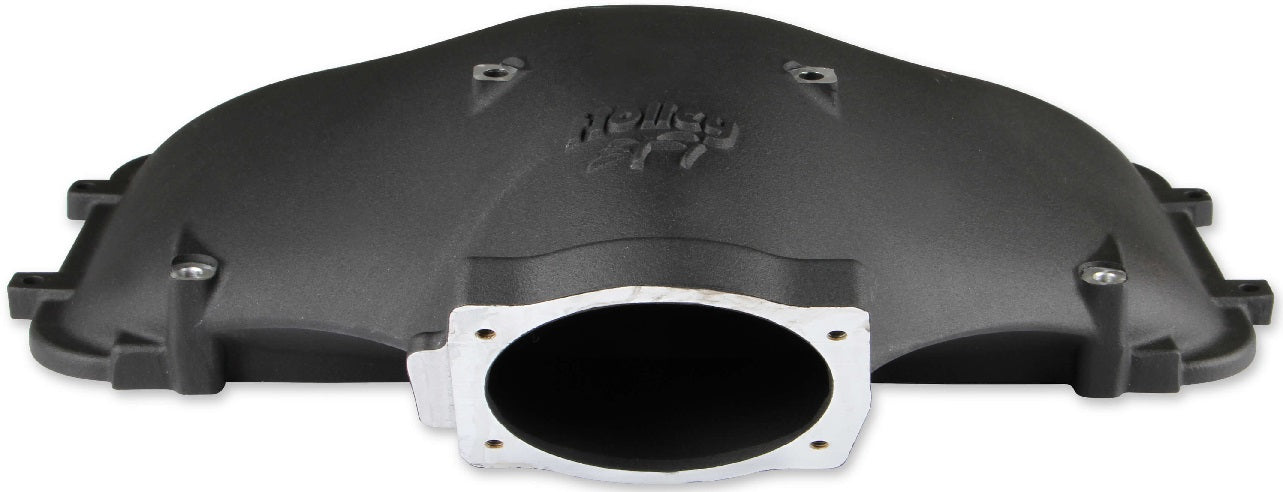 LID,CAST HI RAM SIDE ENTRY,BLACK,FORD 302-351W WITH GM 105MM THROTTLE
