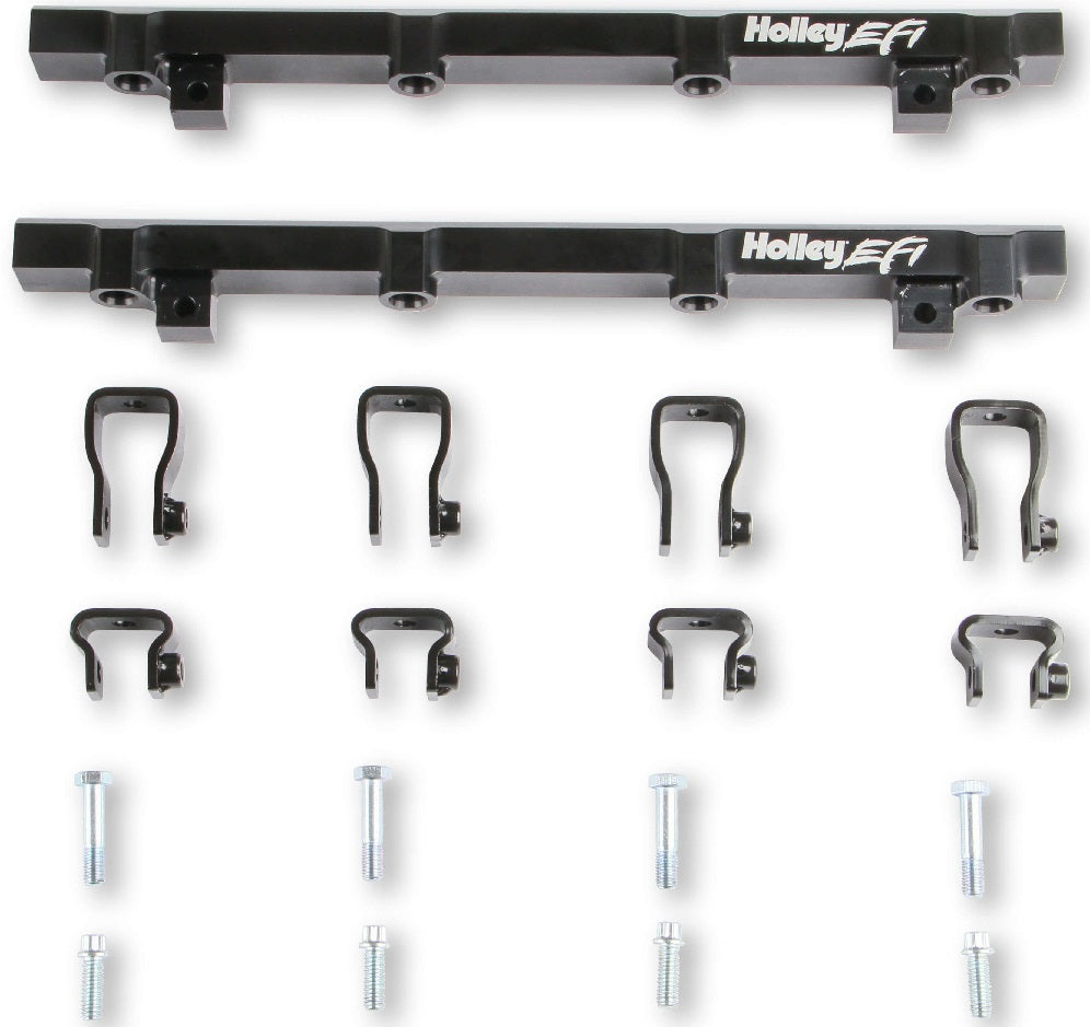 MANIFOLD BASE & RAILS,LS1/2/6,TF,BLACK