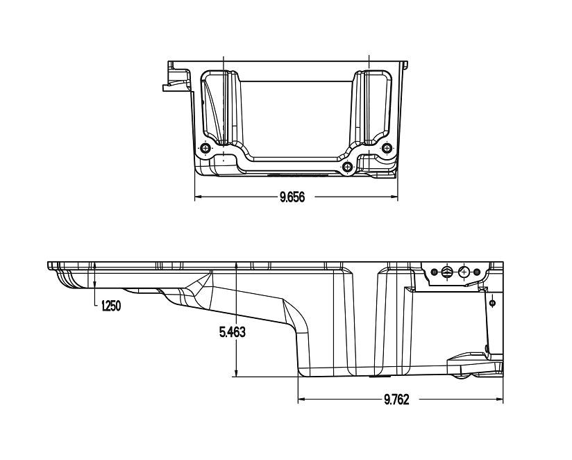 OIL PAN KIT,GM LS RETROFIT,67-69 F-BODY