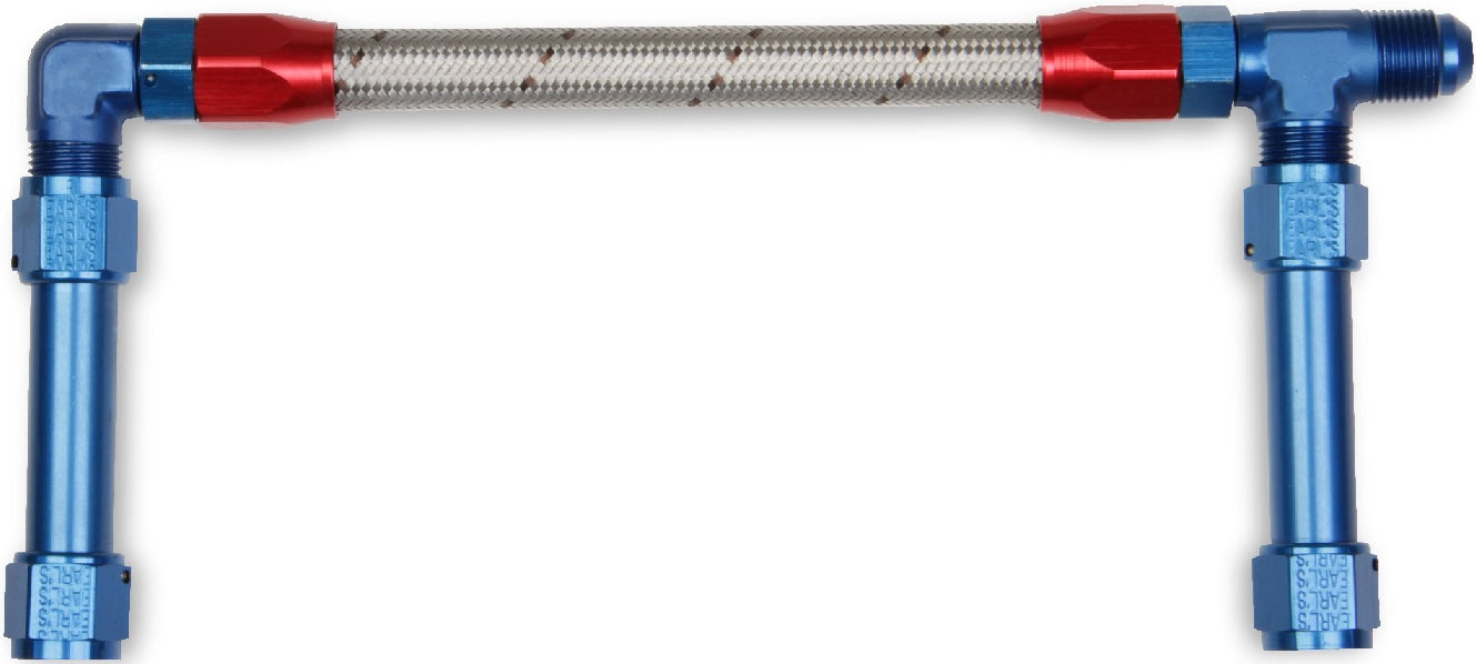 DUAL LINE,4150 ULTRA XP,BRAIDED,SS,9 3/4"C-C,-8AN INLET
