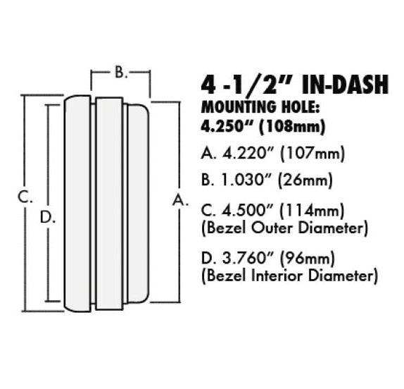 TACHOMETER,4 1/2,BLACK,8,000 RPM