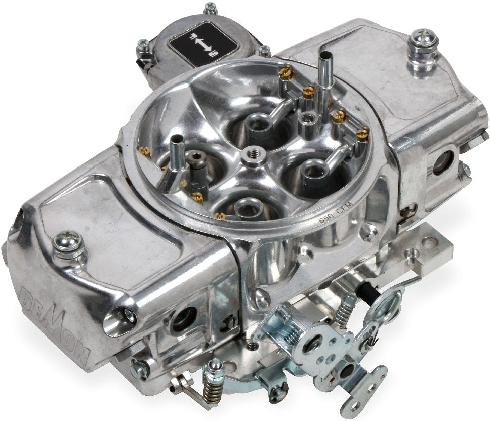 CARBURETOR,MIGHTY DEMON,650CFM,VS,DL – Southwest Speed