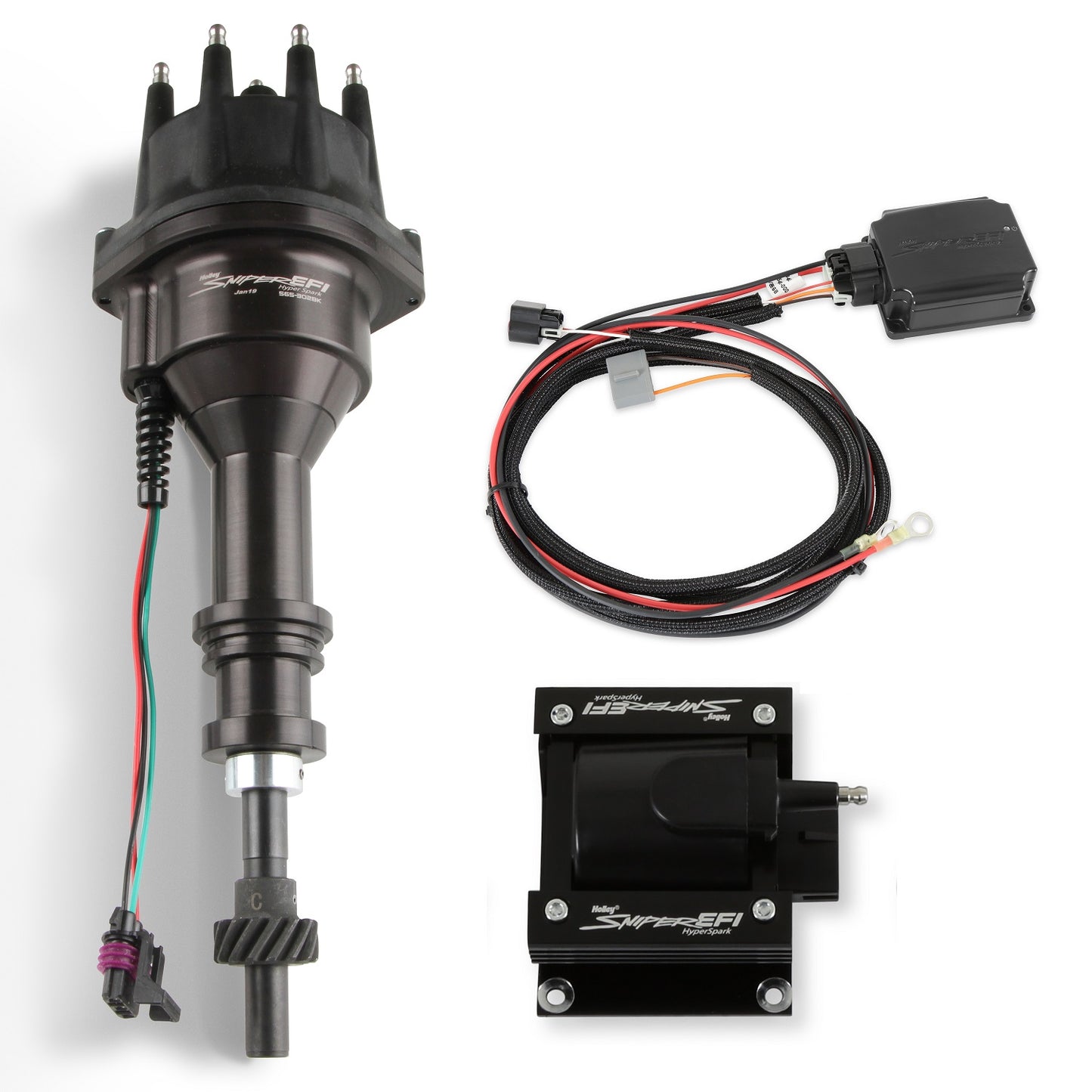 SNIPER 2 EFI HYPERSPARK IGNITION MASTER KIT,BOX,COIL,DISTRIBUTOR,BK,BBF 351C-460