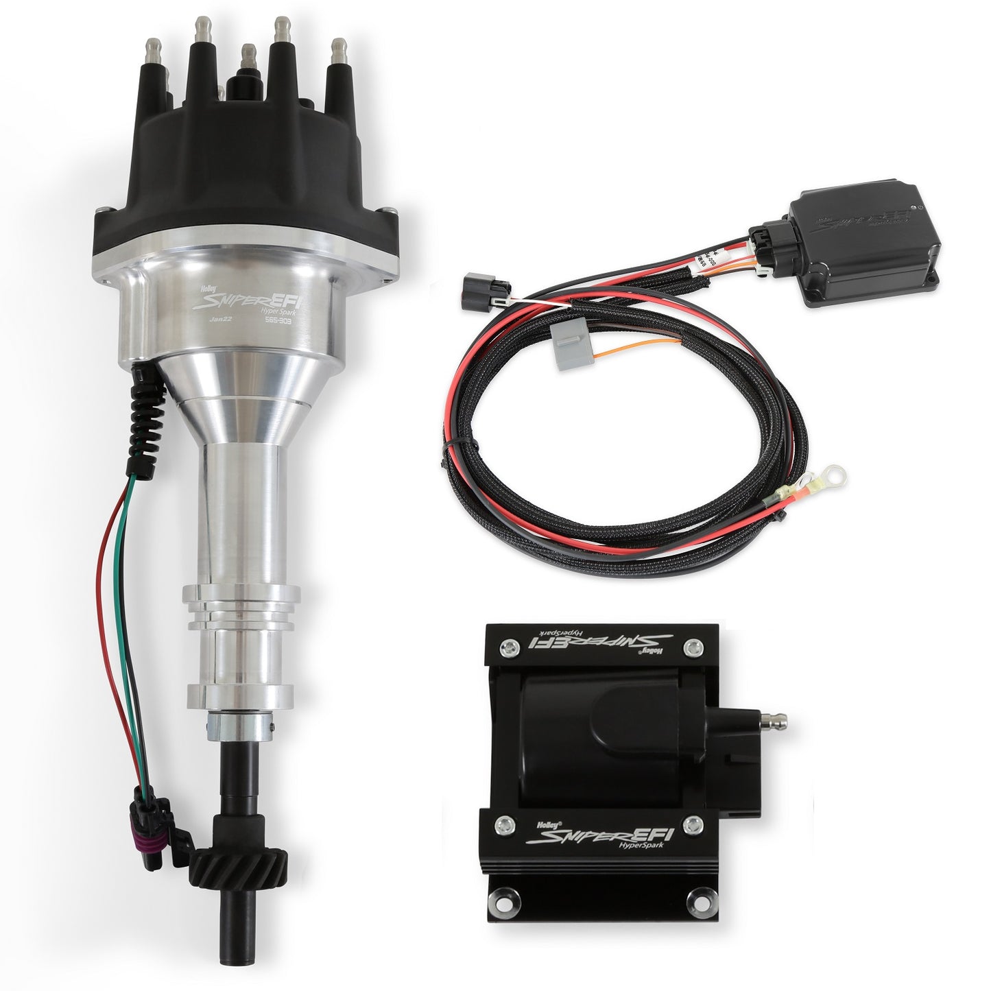 SNIPER 2 EFI HYPERSPARK IGNITION MASTER KIT,BOX,COIL,DISTRIBUTOR,PO,BBF 351C-460