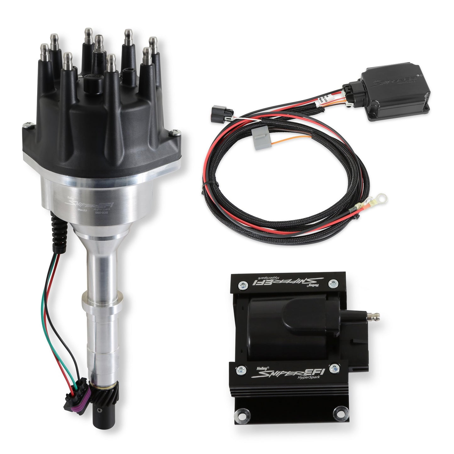 SNIPER 2 EFI HYPERSPARK IGNITION MASTER KIT,BOX,COIL,DISTRIBUTOR,POL,AMC 290-401