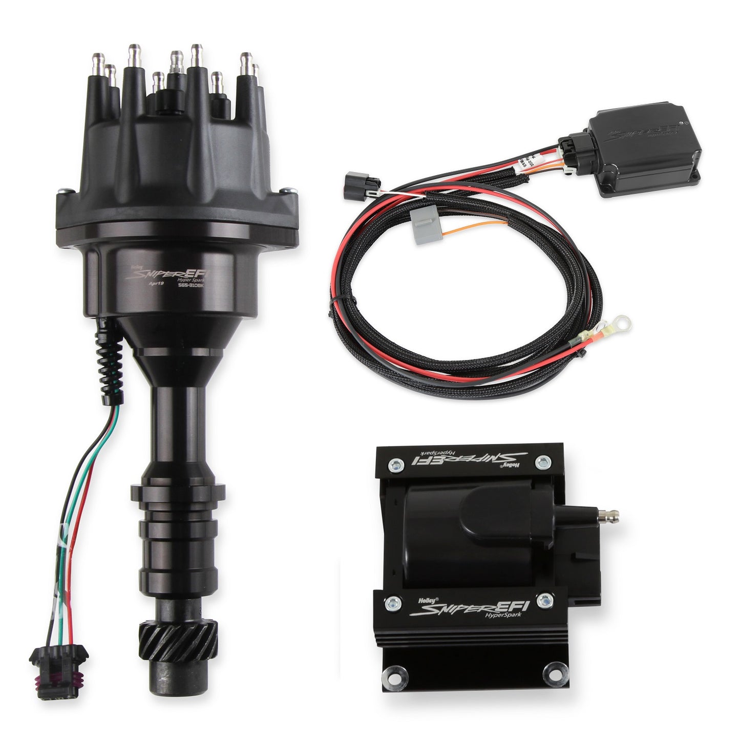 SNIPER 2 EFI HYPERSPARK IGNITION MASTER KIT,BOX,COIL,DISTRIBUTOR,B,OLDSMOBILE V8
