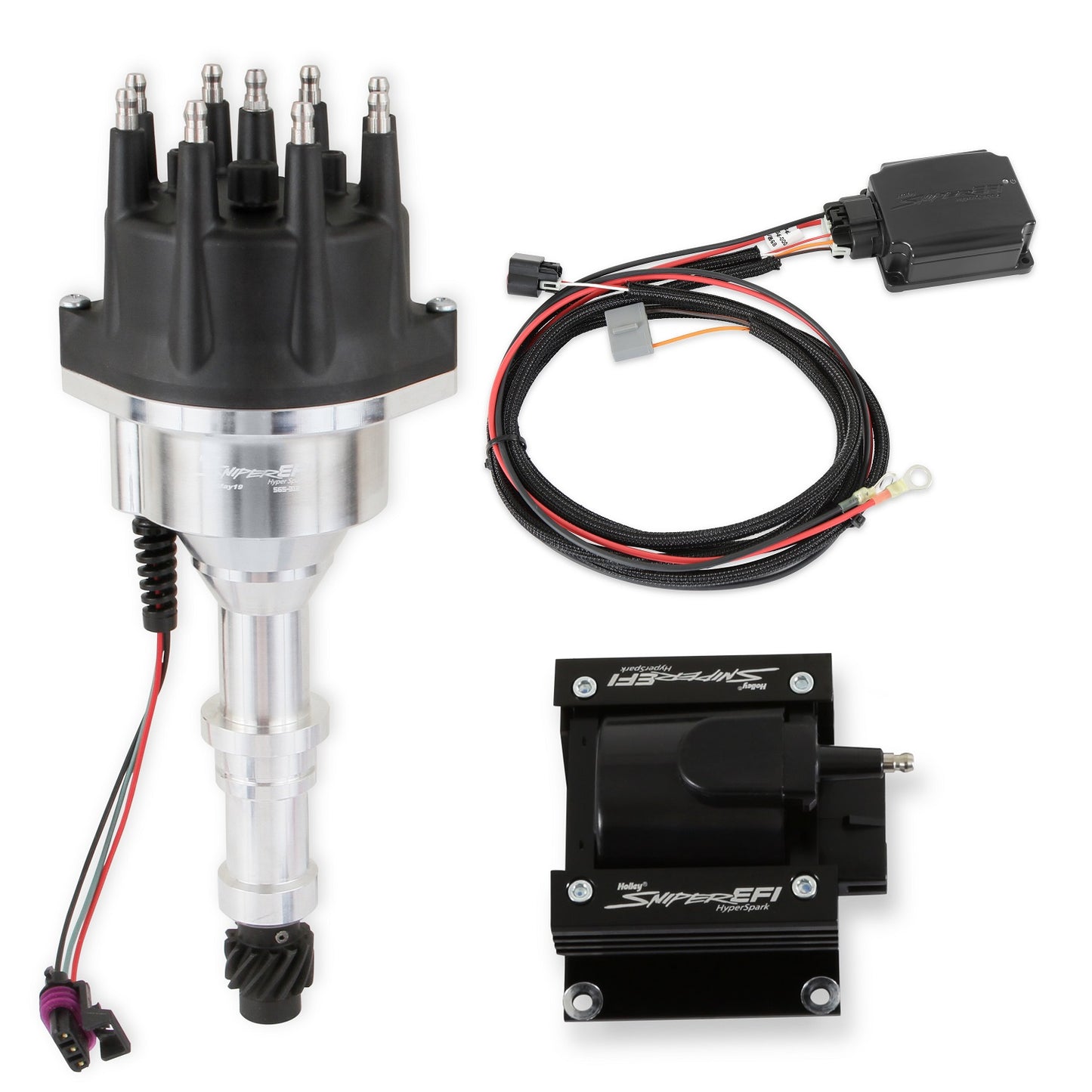 SNIPER 2 EFI HYPERSPARK IGNITION MASTER KIT,BOX,COIL,DISTRIBUTOR,POLISH,BB BUICK