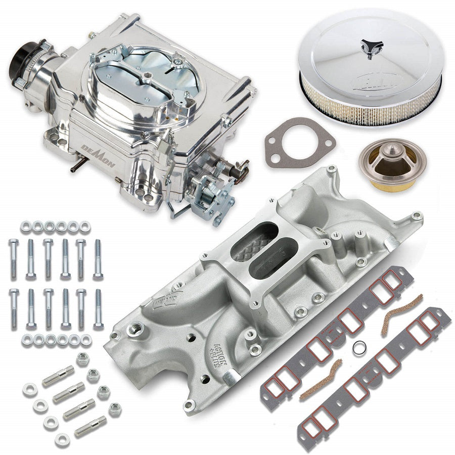 CARBURETOR & MANIFOLD KIT,625,SBF,HOLLEY STREET DEMON – Southwest