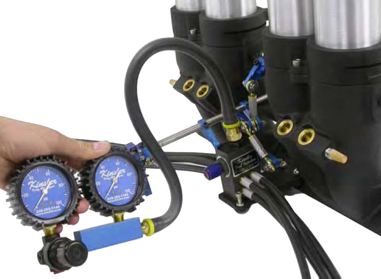 LEAK DOWN TESTER,BARREL VALVE,2X100,-6AN